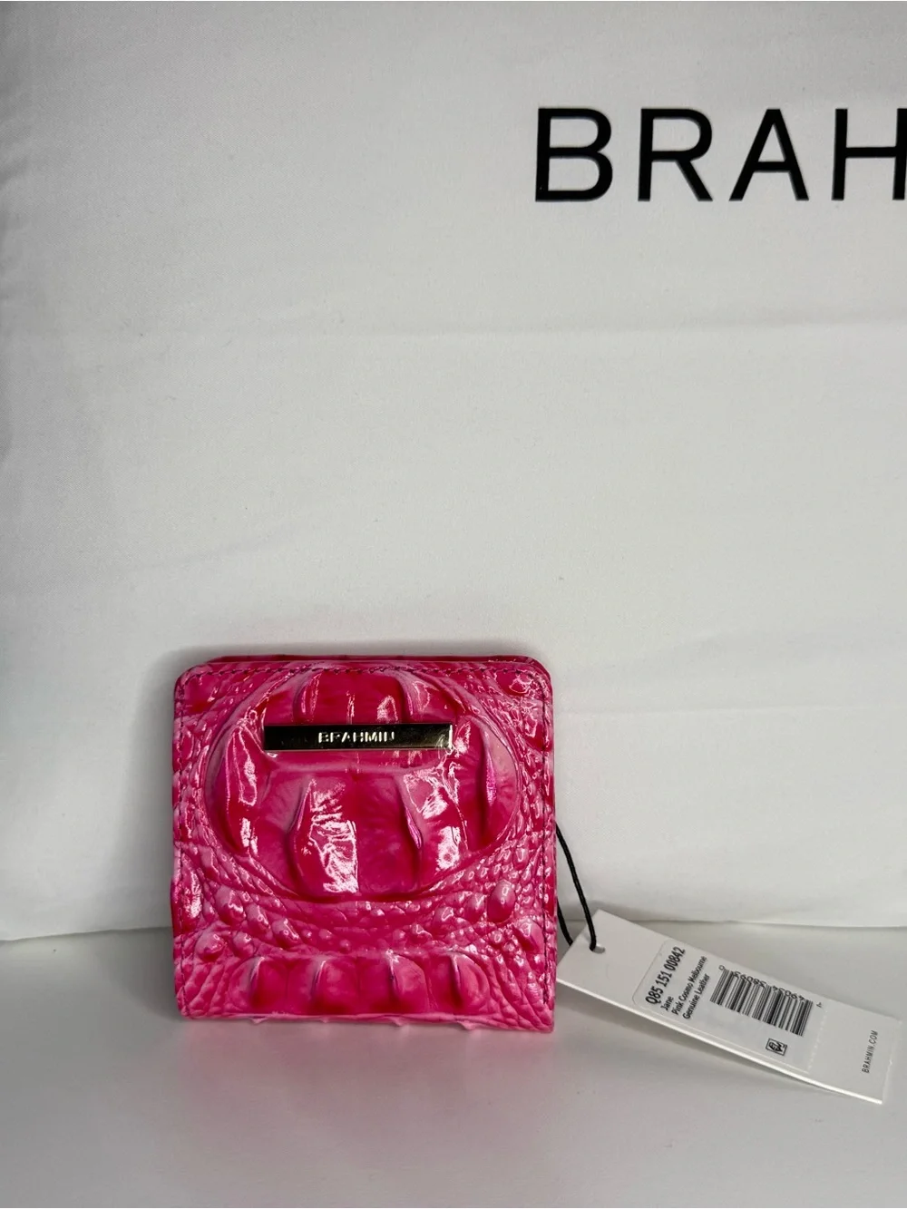 Brahmin Jane wallet in Pink Cosmo